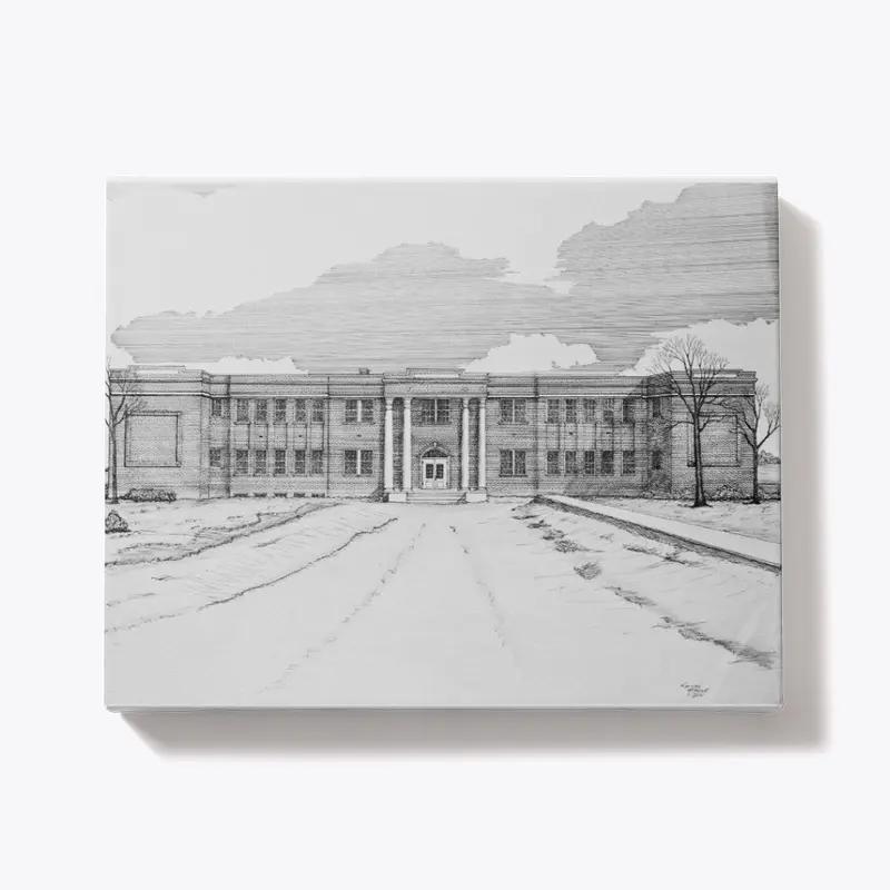 JW Cannon High School Canvas Print